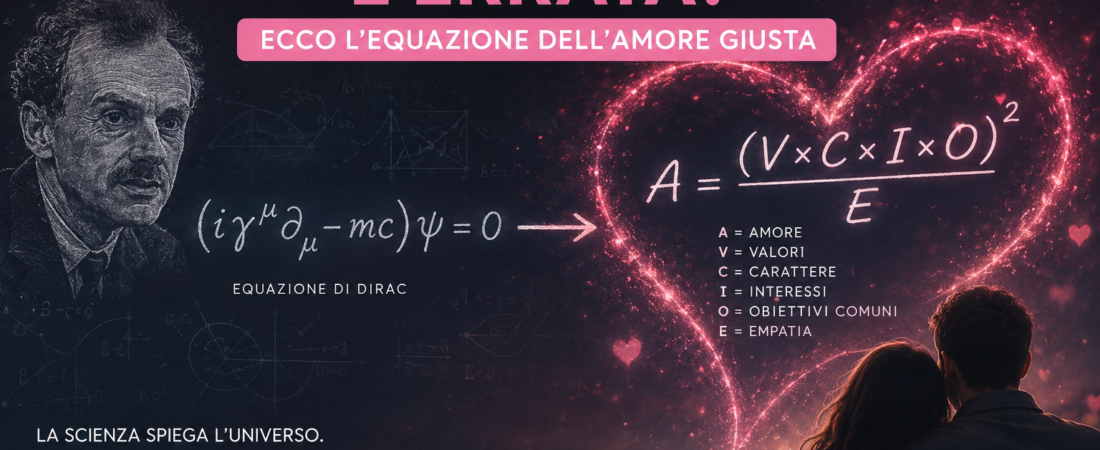 L’equazione di Dirac è sbagliata